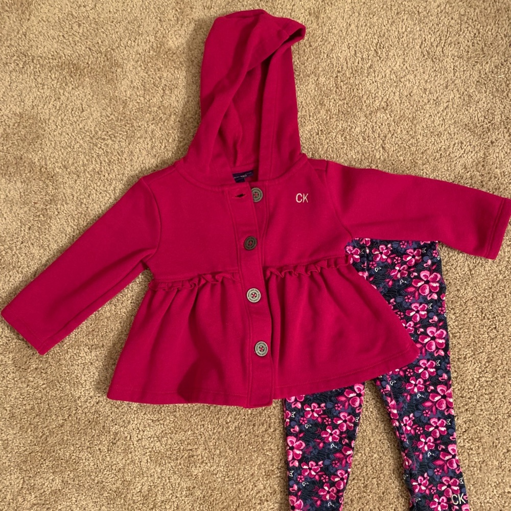 Calvin Klein 2 Piece Toddler Set